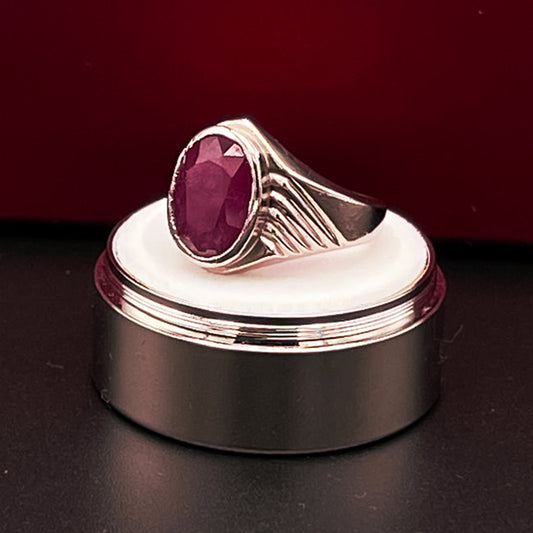 Buy Precious Ruby Gemstone Male Ring (7 Carats)