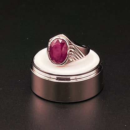 Buy Precious Ruby Gemstone Male Ring (7 Carats)