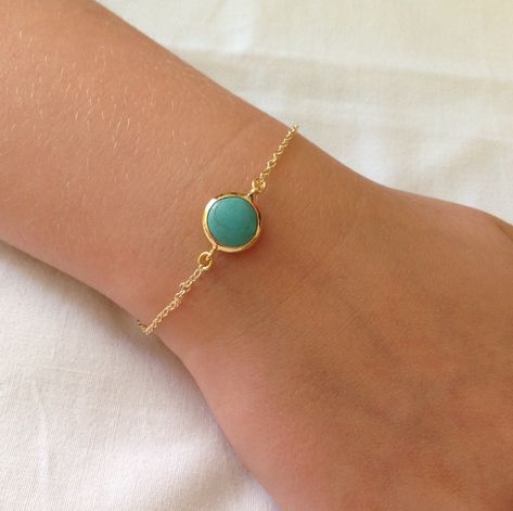 Buy Turquoise Stone Silver Bracelet (Grade 1)