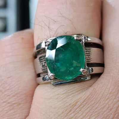 Natural Emerald (Grade 1) 5 Carat Ring
