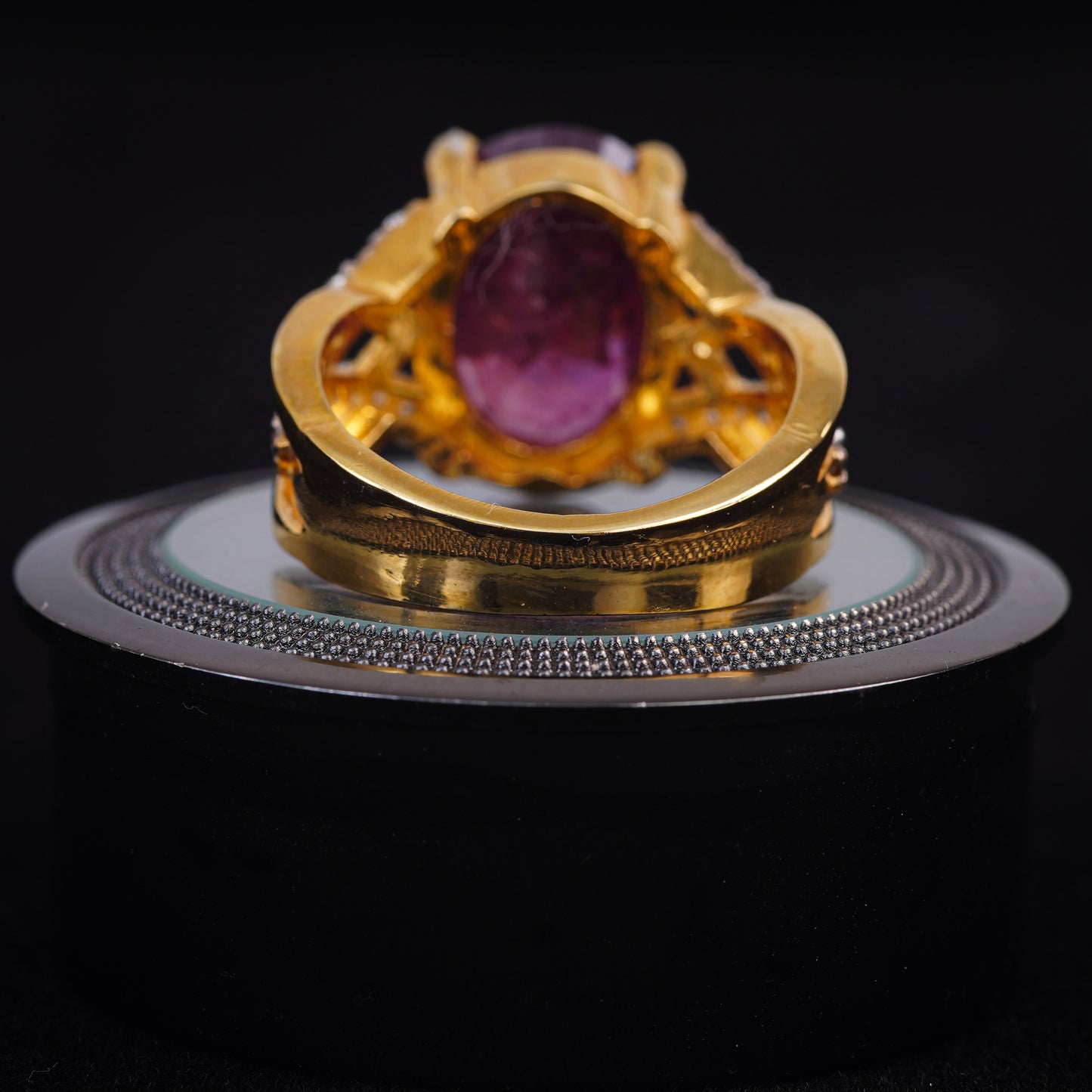 Buy natural Ruby grade 1 South African, female ring gold coated