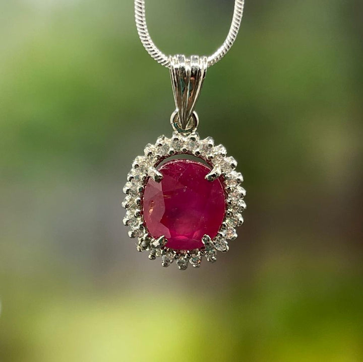 Buy Real African Ruby Gemstone Locket (6 Carats)