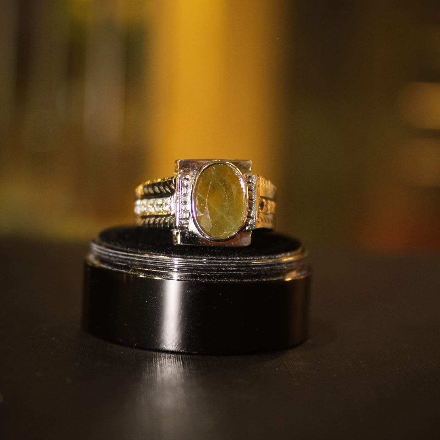 Buy a 5-carat Yellow Sapphire Women's Ring (with Lab Certificate)