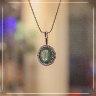 Premium Zambian Emerald in Dedicated Silver Pendant (5 Carats)