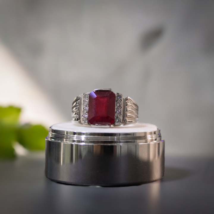 Buy Natural Ruby (Grade 2) Female Ring  ( 10.5 Carats)