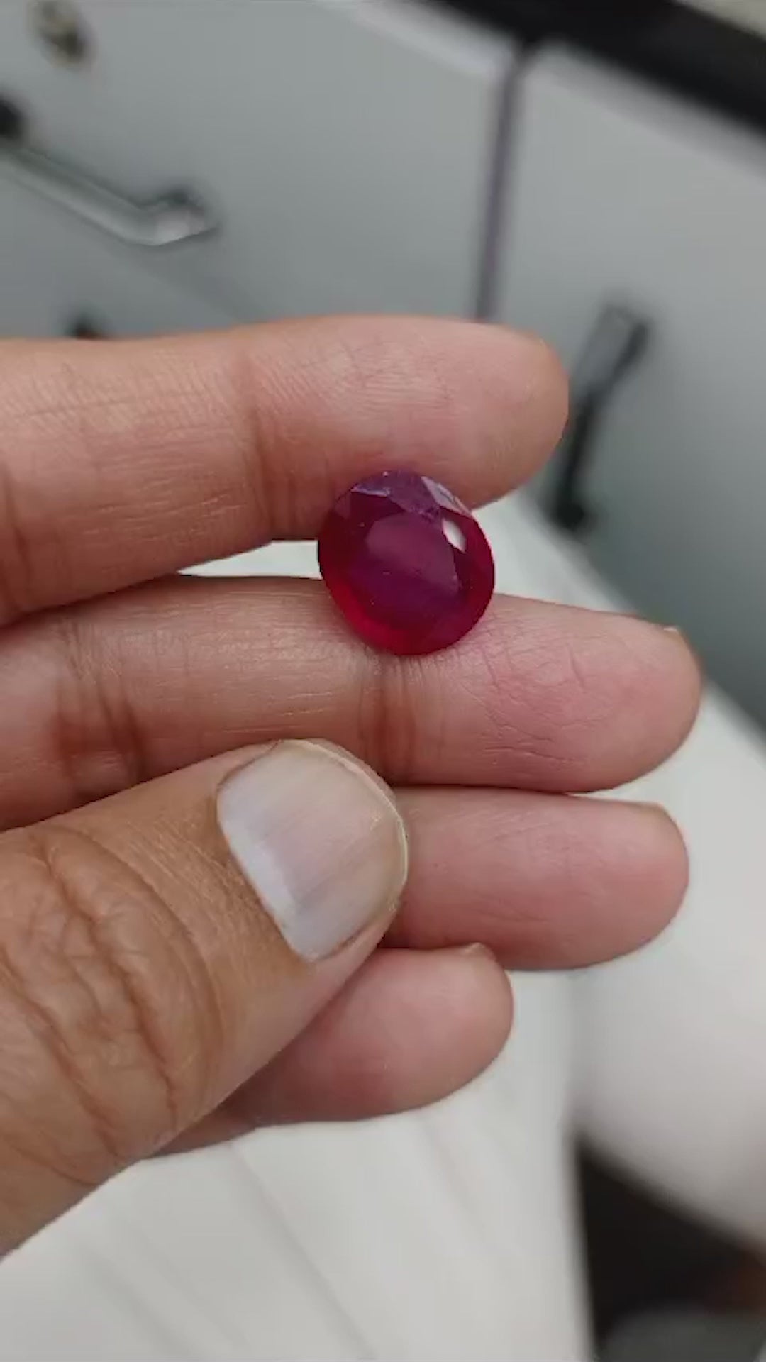 12 Carat Natural South African Ruby – Elegance & Vitality